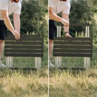 Table de camping pliante en aluminium 63 x 63 cm