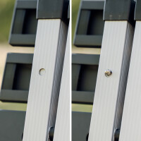 Table de camping pliante en aluminium 63 x 63 cm