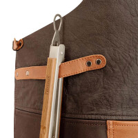 Büffelleder-Schürze mit Nackenschlaufe