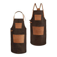 Büffelleder-Schürze mit Nackenschlaufe