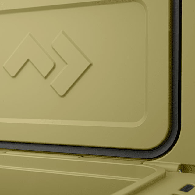 Isolierte Eis- und Passivkühlbox 36 l-OLIVE