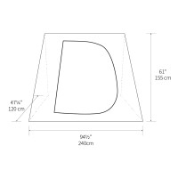 Skycamp 3.0 / X-Cover I Tente intérieure pour Anbauzelt Plus
