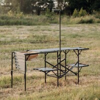 Klappbare Outdoor Küche mit Spüle