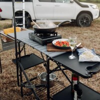 Klappbare Outdoor Küche mit Spüle