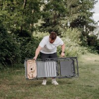 Klappbare Outdoor Küche mit Spüle