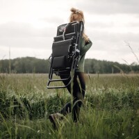 Chaise de camping lounge portable avec fonction...
