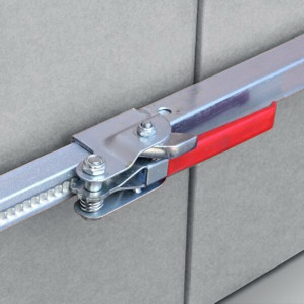 Barre de blocage/serrage avec pieds en caoutchouc 1200-1570mm