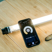 Campwerk Lampada da campeggio LED RGB con Powerbank IP68