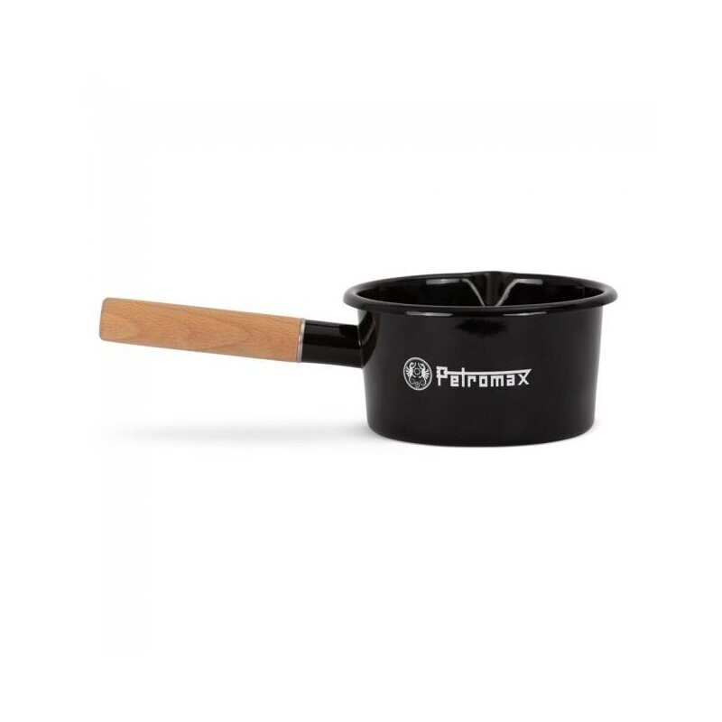 Petromax Emaille Stieltopf schwarz 1L