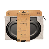 Flextrash Müllsack L (9 L), grau