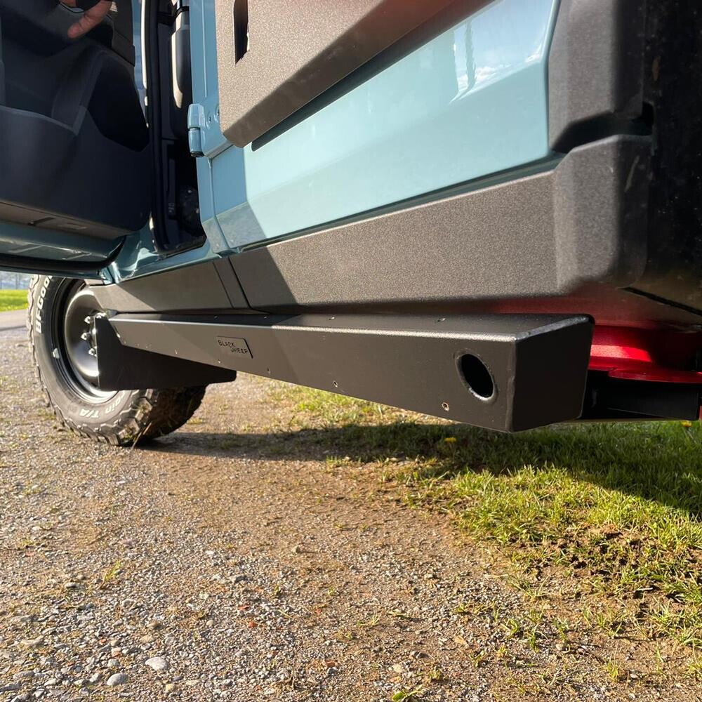 Rockslider Edelstahl Schwarz pulverbeschichtet (Pa