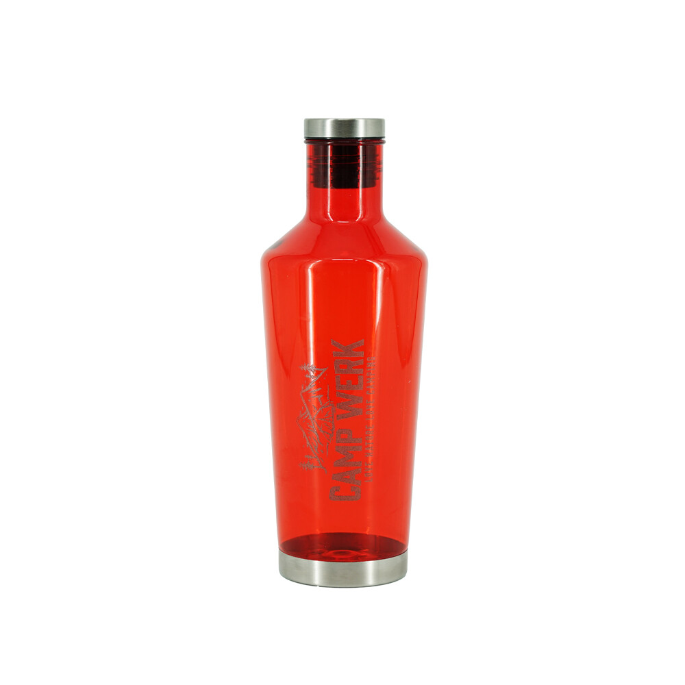 Wasserflasche Tritan, 800ml, rot