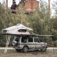 Adventure 165 Tenda da tetto grigia incl. rete portaoggetti