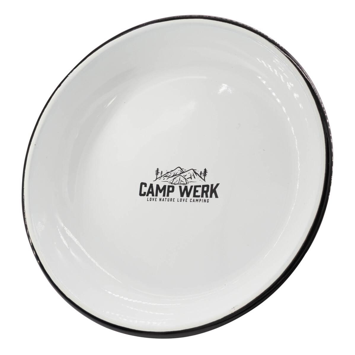 CAMPWERK Assiette creuse en émail 450ml