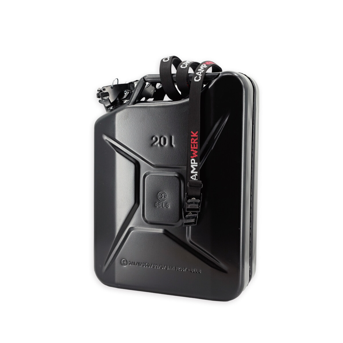 Jerrican de 20 L monté avec support