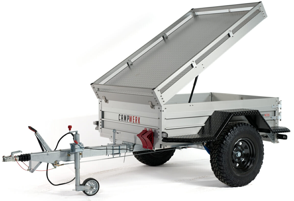 Aluminium Deckel mit Reling