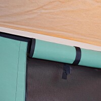 Separador de espacio para el área de dormir en el rimorchio tenda 3Dog, gris