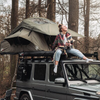 Adventure 165 Tente de toit Olive avec filet de rangement